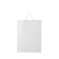 White shopping bag cutout, Png file