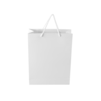 White shopping bag cutout, Png file