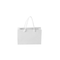 White shopping bag cutout, Png file