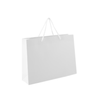 White shopping bag cutout, Png file