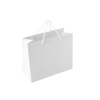 White shopping bag cutout, Png file