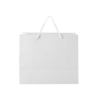 White shopping bag cutout, Png file