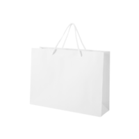 White shopping bag cutout, Png file