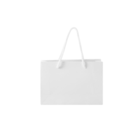 White shopping bag cutout, Png file