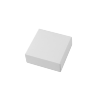 White box mockup cutout, Png file