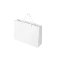 White shopping bag cutout, Png file