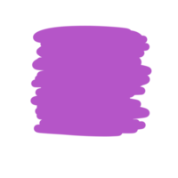 coup de pinceau coloré couleur violet carré couleur pinceau peinture png