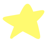 pincelada cor colorida amarelo ação de graças outono cor estrela tinta pincel png