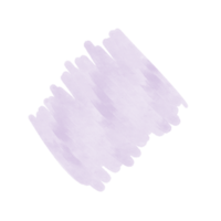 coup de pinceau coloré couleur violet rectangle couleur de l'eau pinceau peinture png