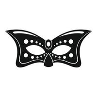 Mask icon, simple style vector