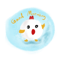 Good morning chicken. png