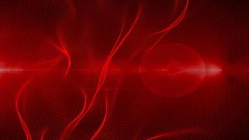 red electricity particle form, futuristic neon graphic Background, science energy 3d abstract art element illustration, technology artificial intelligence, shape theme wallpaper photo