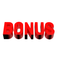 das Bonus-3D-PNG-Bild png