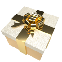 The gold gift box png image