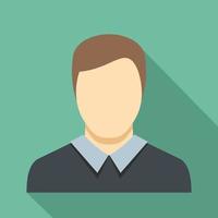 Man avatar icon vector flat