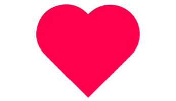 amor corazón amor icono sobre fondo transparente png