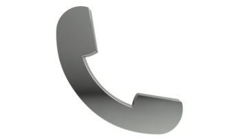 Phone call auricular PNG icon on transparent background