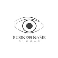 Eye care vector logo design