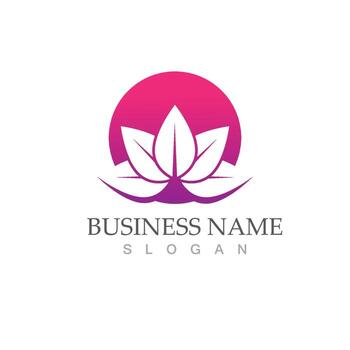 Beauty vector lotus flowers design
