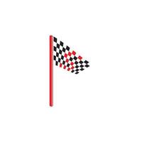 Race flag icon design vector