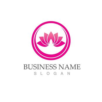 Beauty vector lotus flowers design
