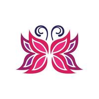 Beauty butterfly icon design vector