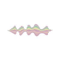 Sound waves vector illustration