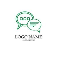 Speech bubble icon vector illustration