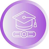 Graduated Vector Icon