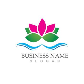 Beauty vector lotus flowers design