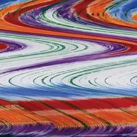 Colorful hand painted watercolor tie-dye pattern background vector