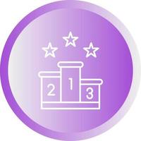 Podium Vector Icon
