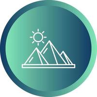 Pyramid Vector Icon