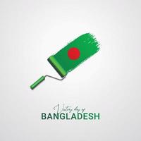 concepto creativo del día de la victoria en bangladesh. vector