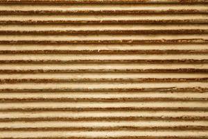 Closeup of an old corrugated metal texture photo