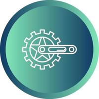 Crankset Vector Icon