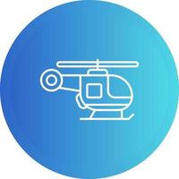 Helicopter Vector Icon