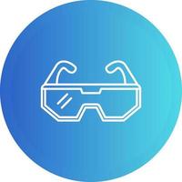 icono de vector de gafas