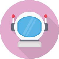 ilustración vectorial de astronauta en un fondo. símbolos de calidad premium. iconos vectoriales para concepto y diseño gráfico. vector