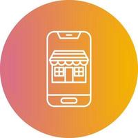 Mobile Store Vector Icon