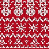 Knitted Ugly Sweater Seamless Pattern vector