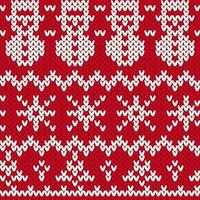 Knitted Ugly Sweater Seamless Pattern vector