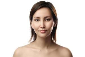 retrato de mujer asiática joven y hermosa foto