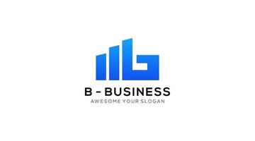 Premium Vector B business logo design vector template