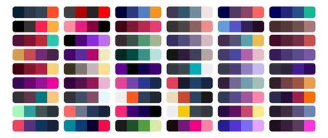 Vector Color Palette Set Design Template