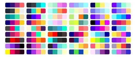 Vector Color Palette Set Design Template