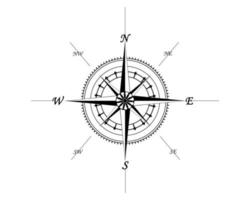 compass for ships precise direction of the seas rivers and oceans vector