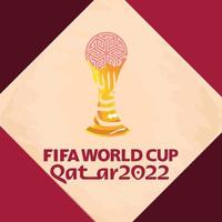 copa del mundo de la fifa qatar vector