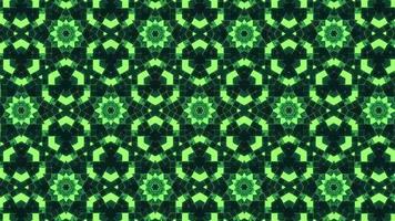 psichedelico sfondo astratto animazione con occhiali da sole di verde video