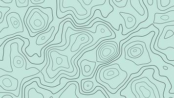 Abstract topographic contour line pattern solid background vector map.